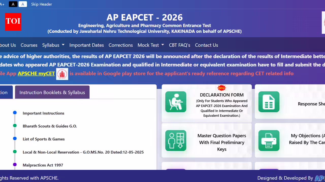 AP EAMCET Result 2026 Live Updates: APSCHE to release scorecards likely by June 28 at cets.apsche.ap.gov.in; check minimum qualifying marks AP EAMCET Result 2026 Live Updates: APSCHE to release scorecards likely by June 28 at cets.apsche.ap.gov.in; check minimum qualifying marks
