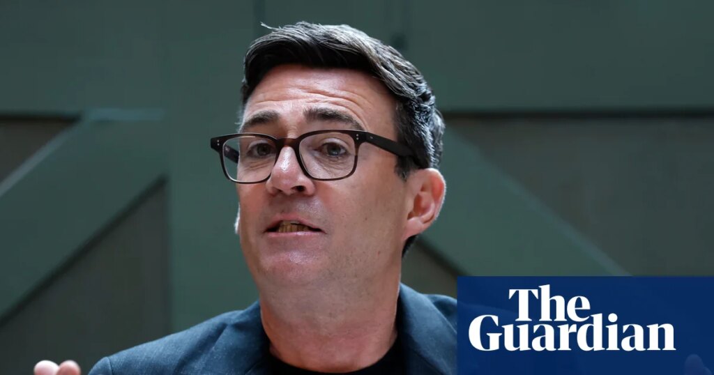 Andy Burnham vows to set up No 10 North as ‘nerve centre of rewired Britain’ | Andy Burnham