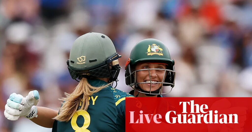 Australia win by six wickets to end India’s semi-final hopes: Women’s T20 World Cup – live | Women’s T20 World Cup 2026