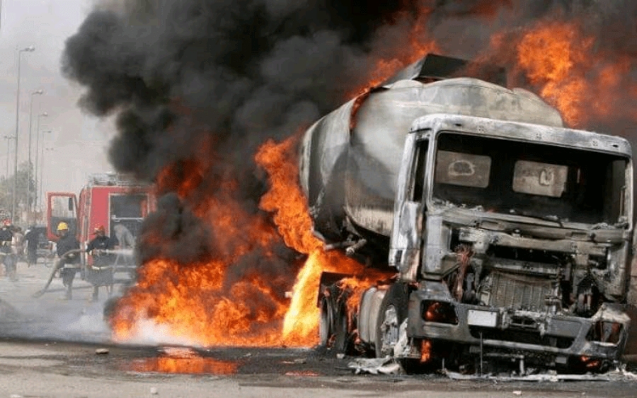 Enugu tanker fire claims three lives Enugu tanker fire claims three lives