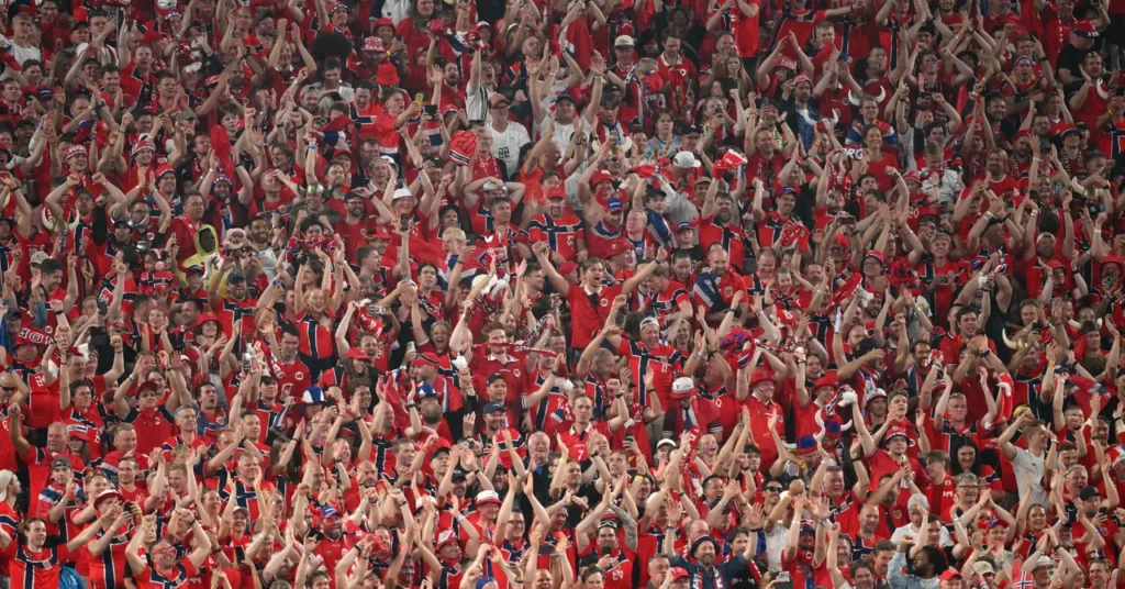 Every Time Norway Scores at the World Cup the City of Bergen Trembles