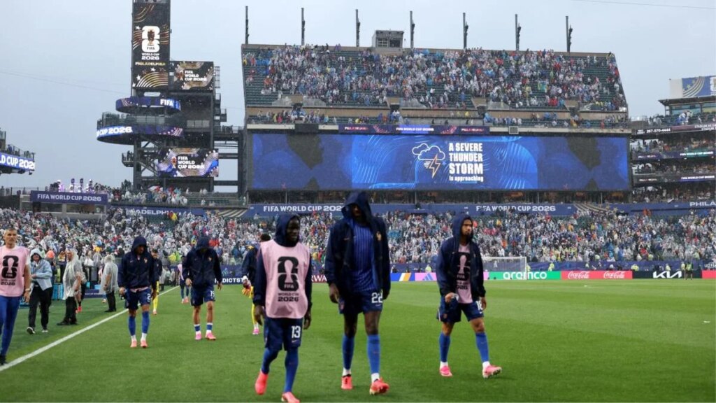 France vs. Iraq becomes first 2026 World Cup game delayed due to weather in Philly France vs. Iraq becomes first 2026 World Cup game delayed due to weather in Philly