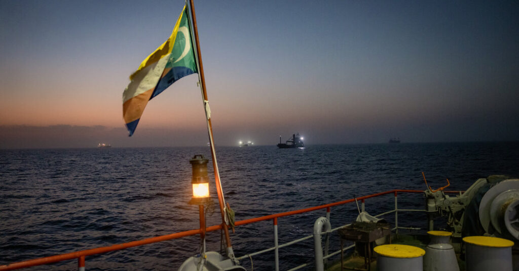 Iran Strikes Ship in Strait of Hormuz, Undermining Efforts to Restore Traffic