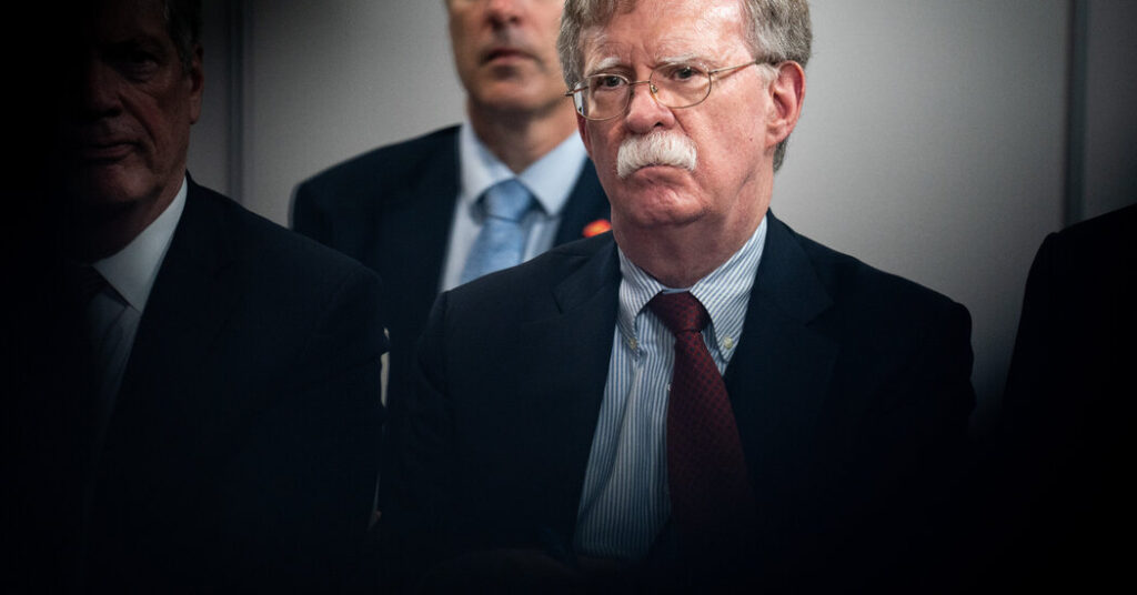 John Bolton, Former Trump Adviser, Is Expected to Plead Guilty in Classified Information Case