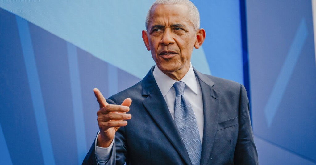 Obama Says He Occupies a ‘Suite’ in Trump’s Head