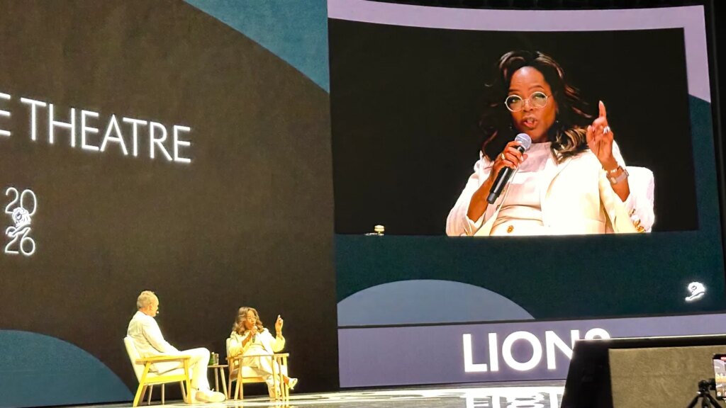 Oprah Winfrey on Beyonce, Whitney Houston, TV, Brand: Cannes Lions