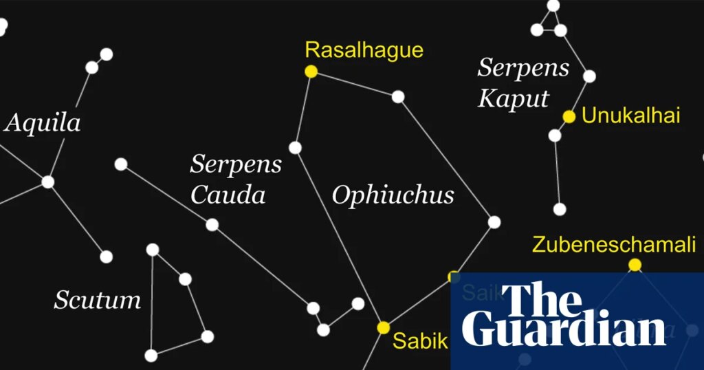 Starwatch: Ophiuchus the serpent bearer, straddling the celestial equator | Space
