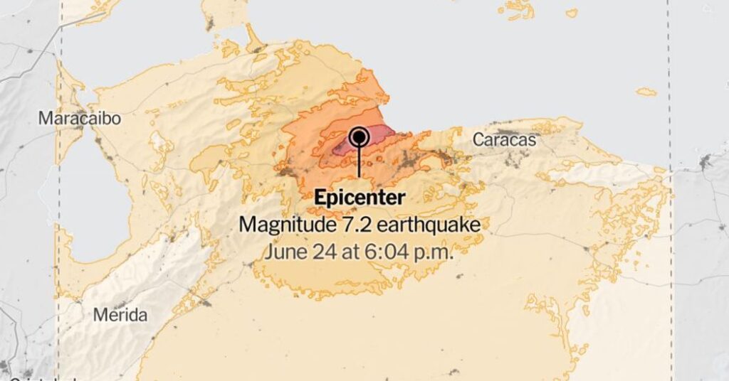 Two Major Earthquakes Hit Venezuela, U.S.G.S. Says