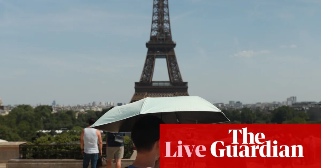 UK June heat record broken again, France postpones Pride and Poland warns of wildfires as heatwave grips Europe – as it happened | Extreme heat