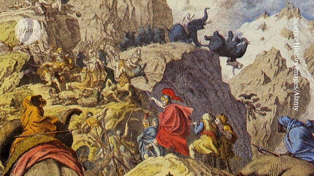Alpine crossing took a heavy toll on Hannibal’s elephants and troops