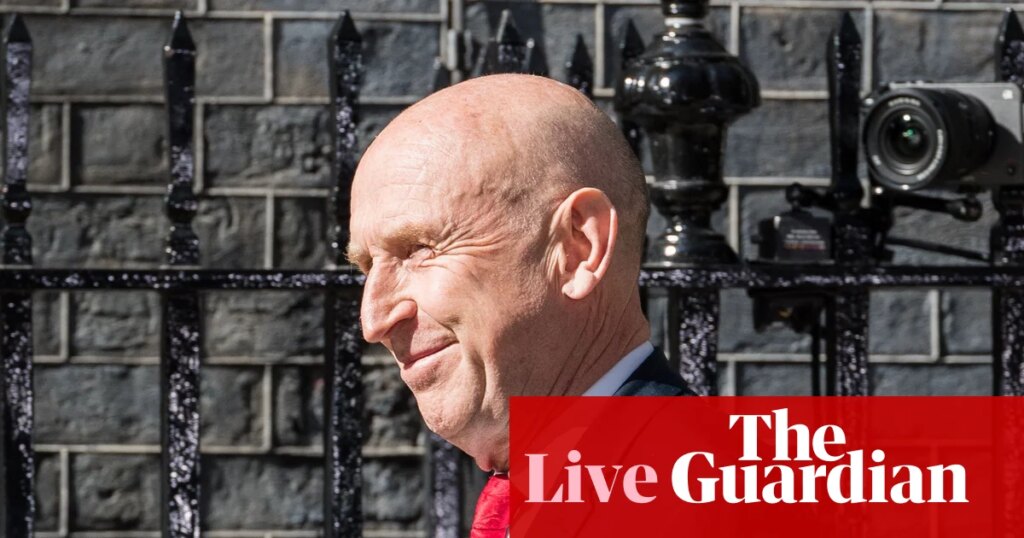 Defence stocks rally as John Healey appointed chancellor; UK borrows less than expected in June – business live | Business Defence stocks rally as John Healey appointed chancellor; UK borrows less than expected in June – business live | Business