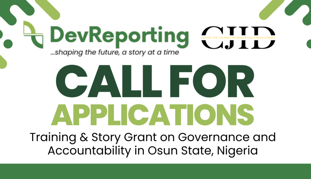 DevReporting asks Osun-based journalists to apply for training, story grants ahead of governorship poll