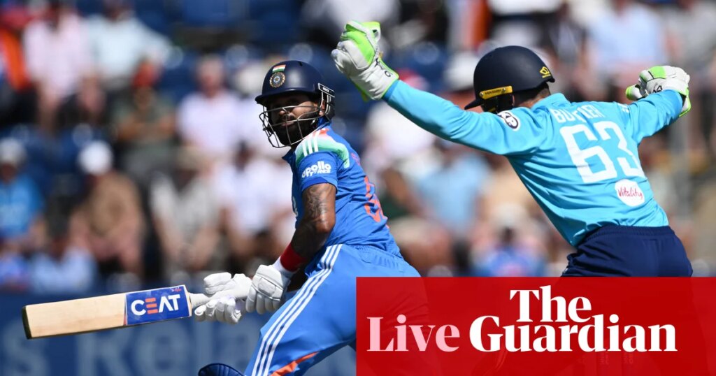 England v India: second men’s one-day cricket international – live | Cricket