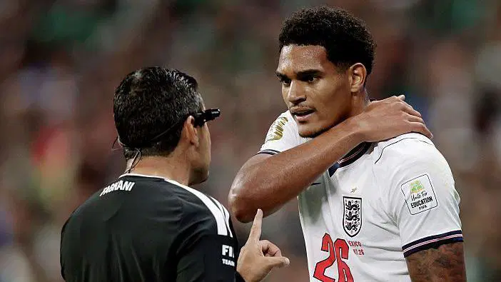 FIFA hands England’s Quansah two-game ban after red card FIFA hands England’s Quansah two-game ban after red card