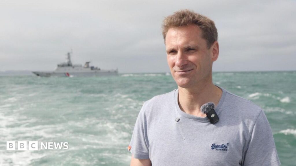 French Navy carries out ‘shooting drill’ in English Channel mid BBC interview