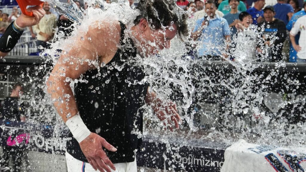 Griffin Conine’s walk-off hit snaps Marlins’ 12-game skid