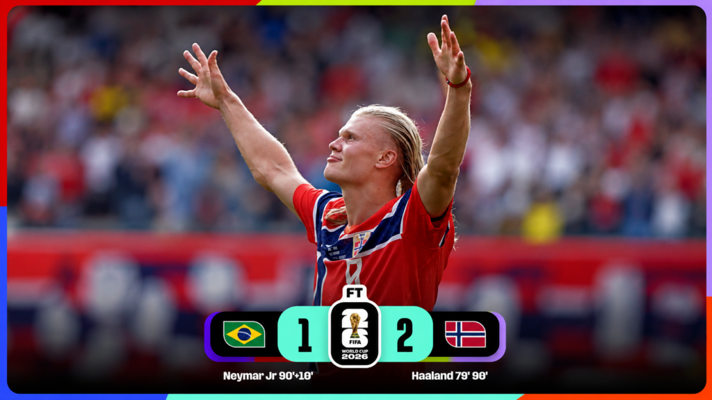 Haaland eliminates Brazil, fires Norway into historic quarter-finals