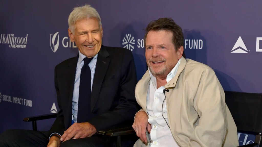 Harrison Ford Celebrates Michael J. Fox at THR’s Social Impact Summit