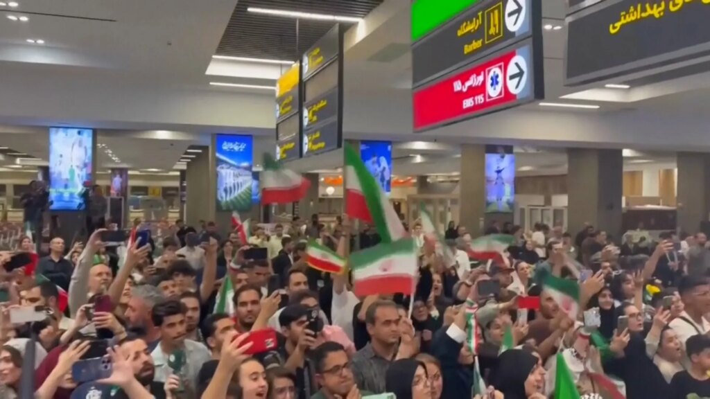 Iran football team welcomed home after World Cup exit | Newsfeed