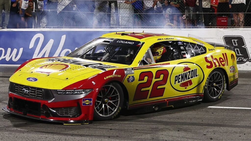 Joey Logano secures first NASCAR Cup Series win of season Joey Logano secures first NASCAR Cup Series win of season