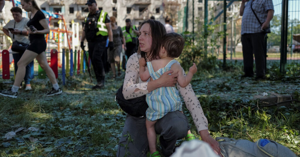 Kyiv Residents Pick Up the Pieces After the Latest Russian Assault