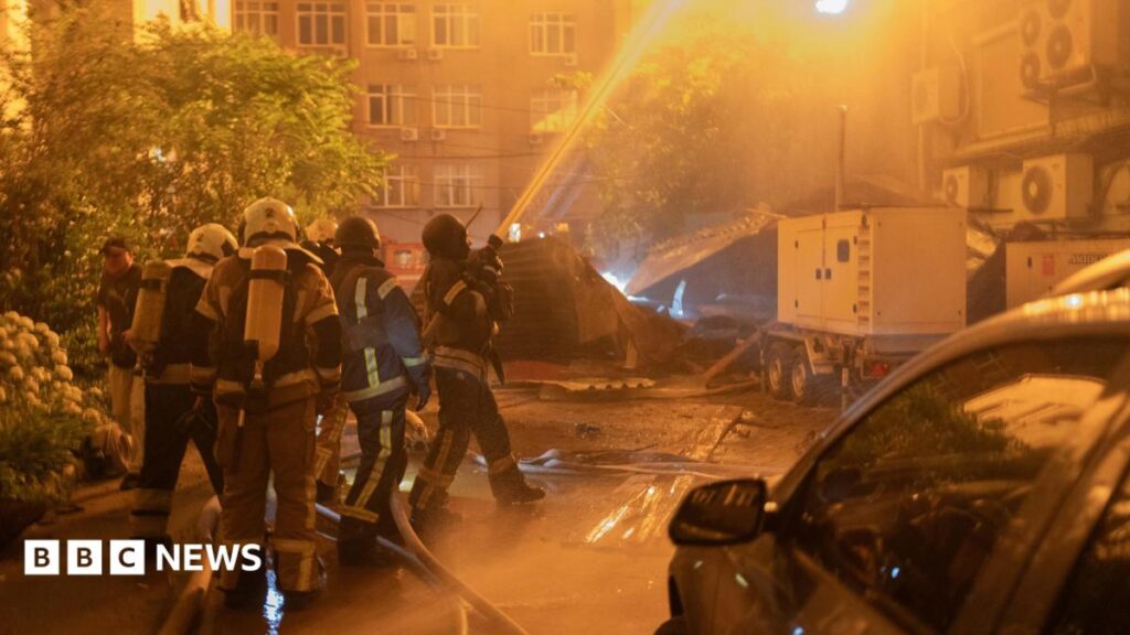 Kyiv comes under major Russian missile and drone fire Kyiv comes under major Russian missile and drone fire