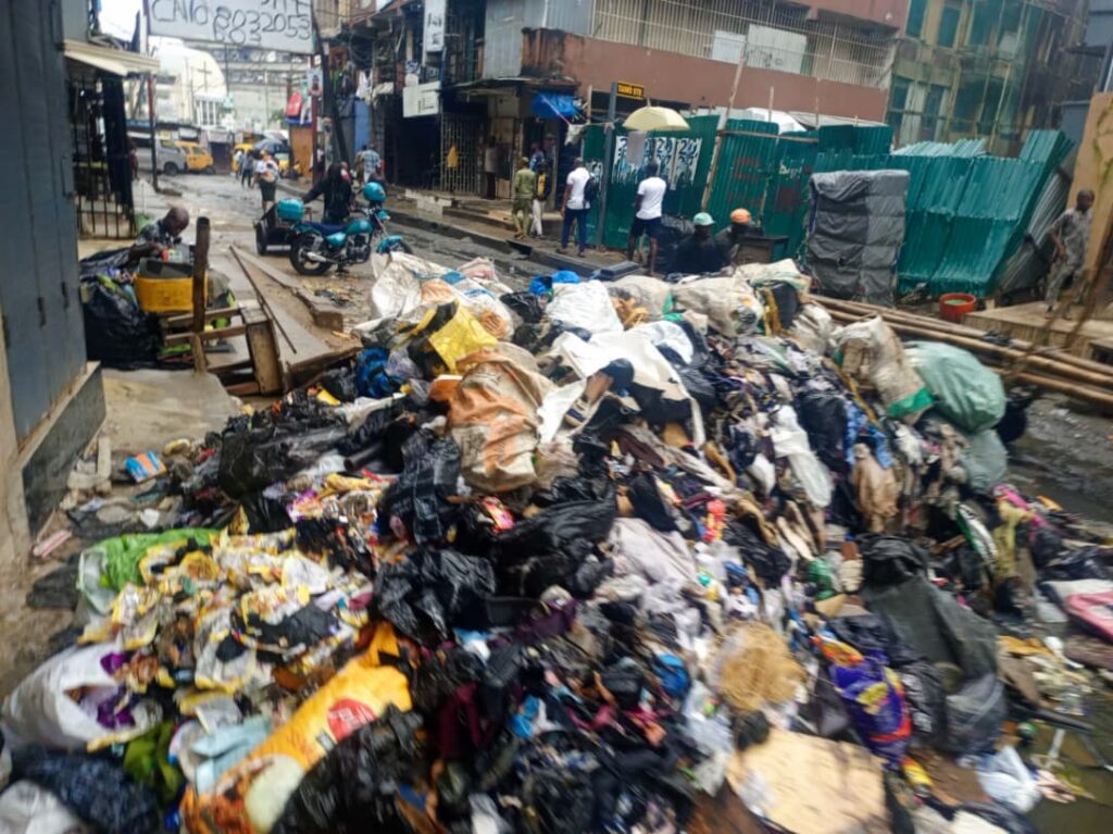 Lagos streets, bus stops become refuse dumps as collection system falters