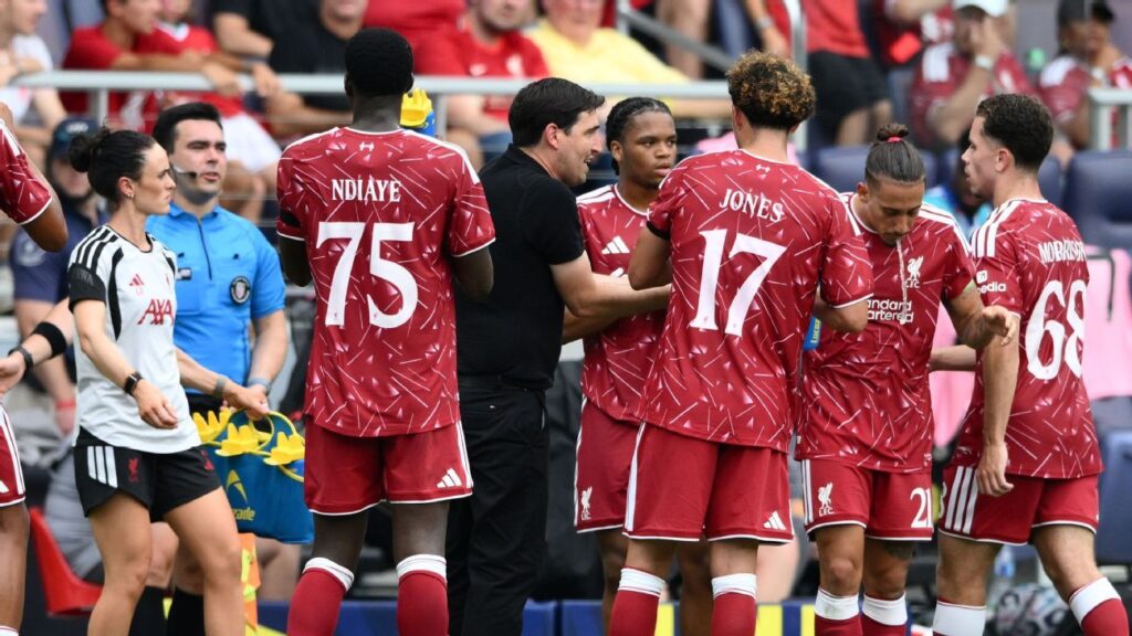 Liverpool’s paucity of defensive options made clear in Iraola’s first game