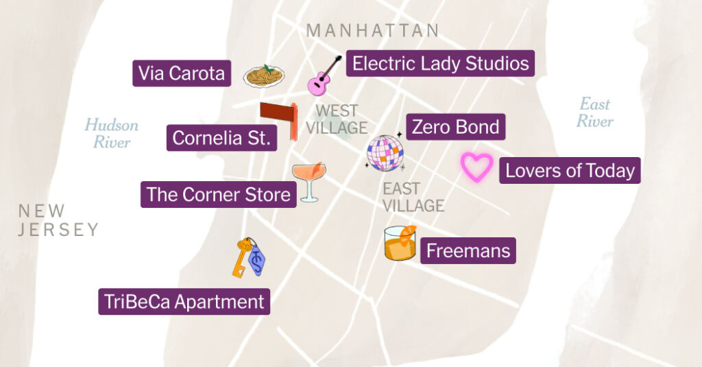 Map: See Taylor Swift’s NYC Hotspots Ahead of Her MSG Wedding