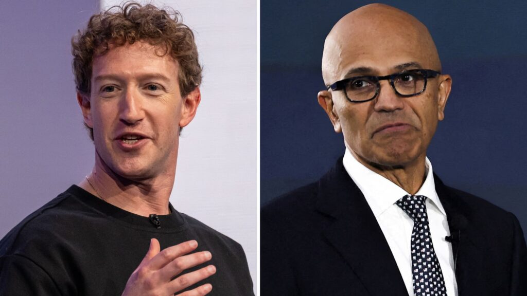 Meta tanks 9%, Microsoft jumps 14% as the AI trade splits Big Tech