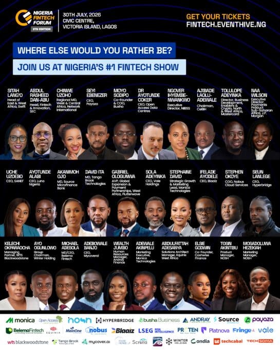 Nigeria Fintech Forum Returns for 5th Edition next Thursday, See Who’s Coming Nigeria Fintech Forum Returns for 5th Edition next Thursday, See Who’s Coming