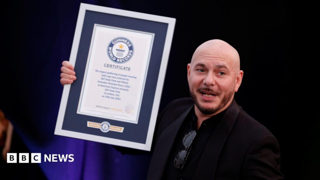 Pitbull fans set Guinness World Record at BST Hyde Park show