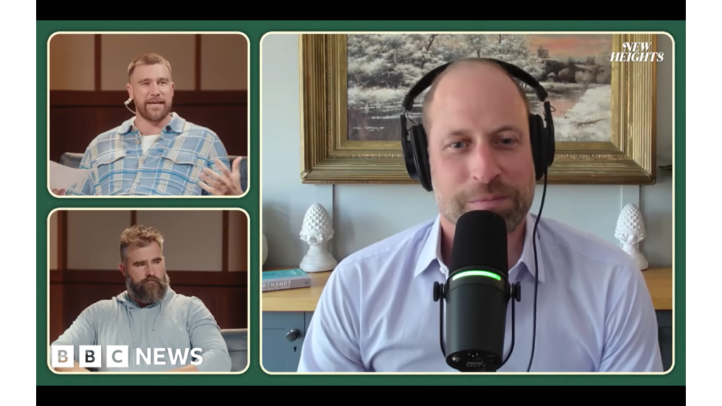 Prince William talks World Cup fever on Travis Kelce podcast