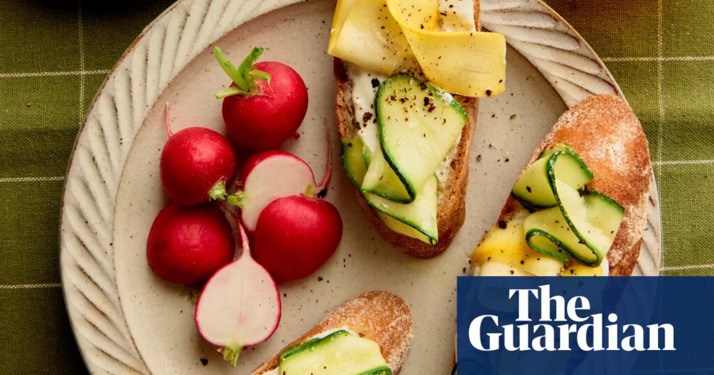 Rukmini Iyer’s quick and easy recipe for courgette and whipped feta bruschetta with radishes | Food Rukmini Iyer’s quick and easy recipe for courgette and whipped feta bruschetta with radishes | Food
