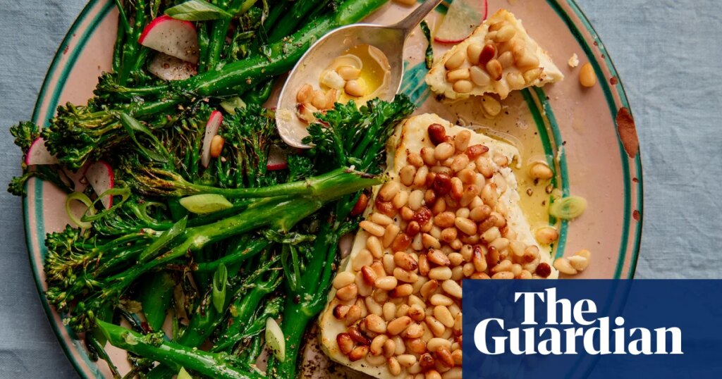 Rukmini Iyer’s quick and easy recipe for pine-nut crusted feta, roasted broccoli and radish salad | Food Rukmini Iyer’s quick and easy recipe for pine-nut crusted feta, roasted broccoli and radish salad | Food