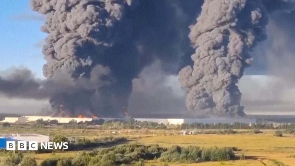 Russian online retail warehouses hit by deadly Ukrainian strikes Russian online retail warehouses hit by deadly Ukrainian strikes