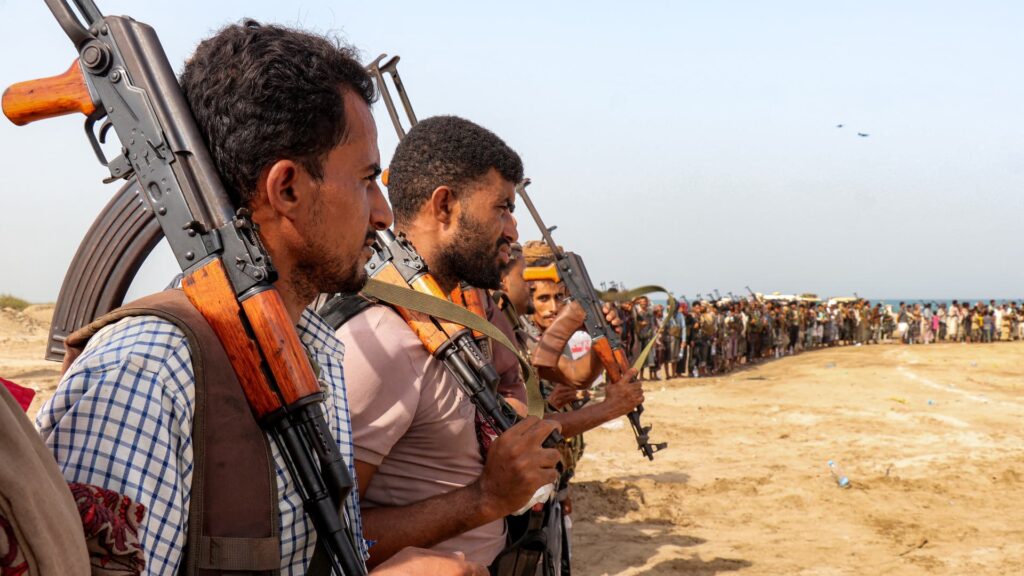 Saudi military strikes Iran-backed Houthi targets in Yemen Saudi military strikes Iran-backed Houthi targets in Yemen
