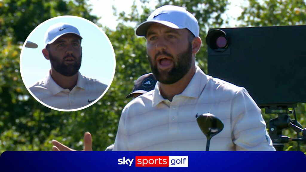 Scheffler RAGES after errant tee shot at The Open | 'Why?! WHY?!' Scheffler RAGES after errant tee shot at The Open | 'Why?! WHY?!'