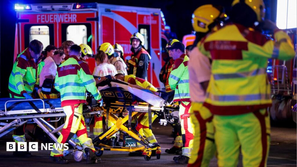 Several injured at Berlin Pride after reports vehicle drove into crowd, police say Several injured at Berlin Pride after reports vehicle drove into crowd, police say