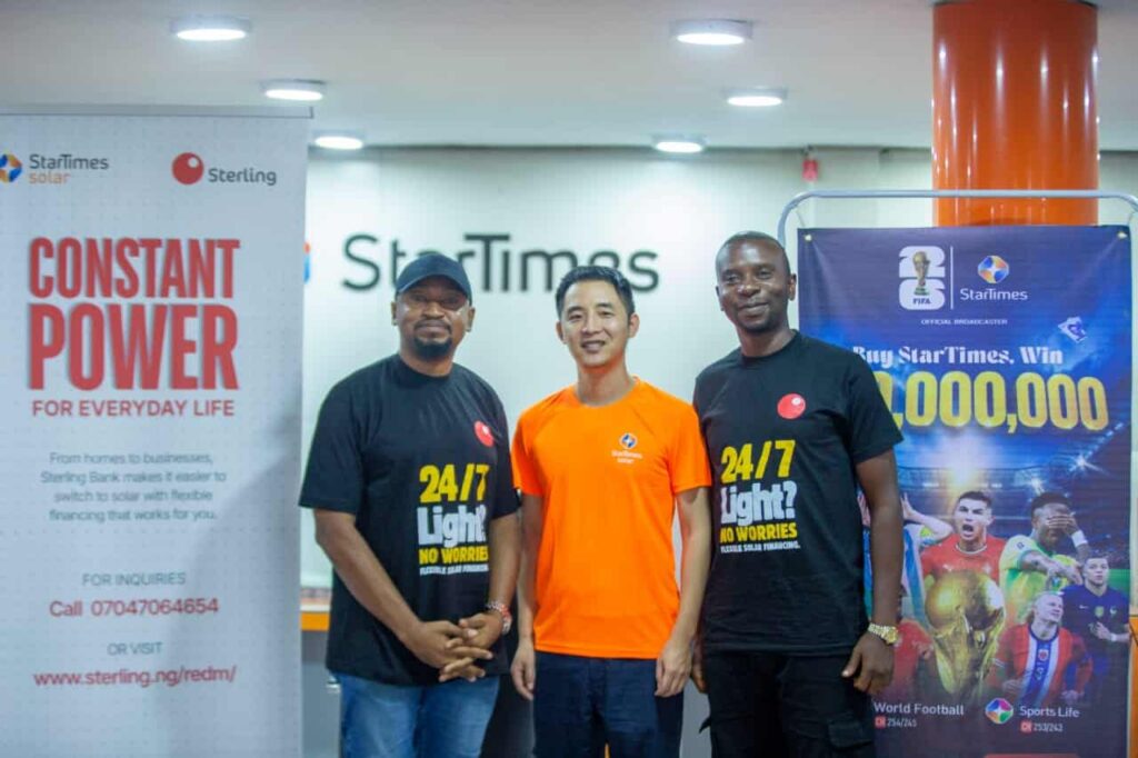 Sterling Bank, StarTimes Deepen Renewable Energy Partnership with Solar Financing Hubs Across Nigeria Sterling Bank, StarTimes Deepen Renewable Energy Partnership with Solar Financing Hubs Across Nigeria