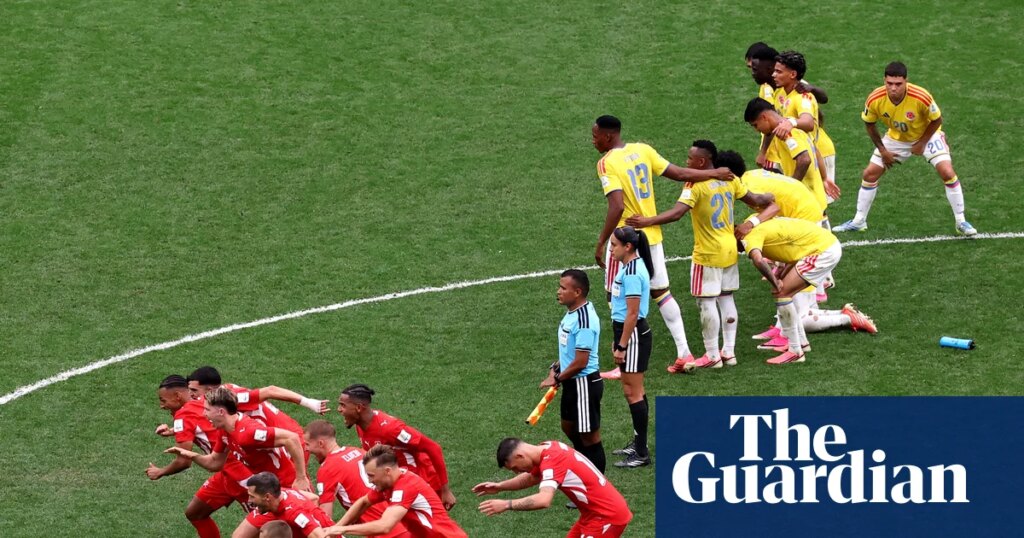 Switzerland knock out Colombia on penalties to reach World Cup quarter-finals | World Cup 2026