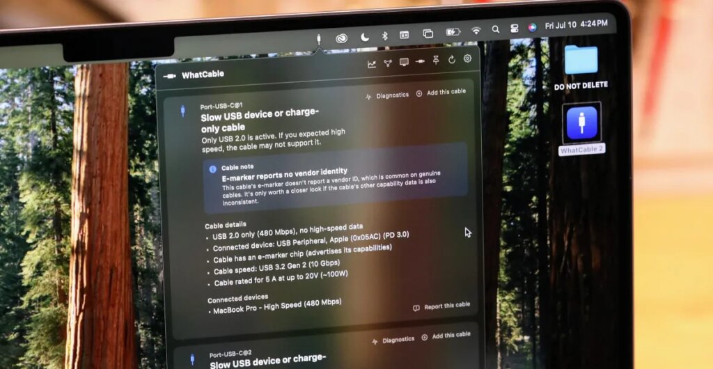 This free Mac app reveals the truth about your mystery USB-C cables This free Mac app reveals the truth about your mystery USB-C cables