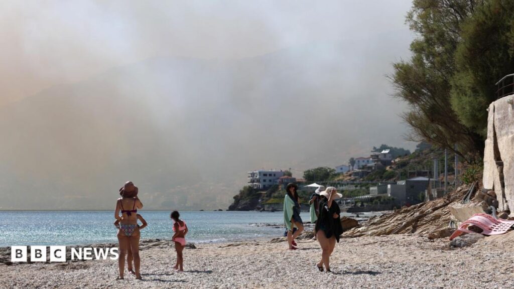 Thousands evacuated in Crete as Europe battles wildfires