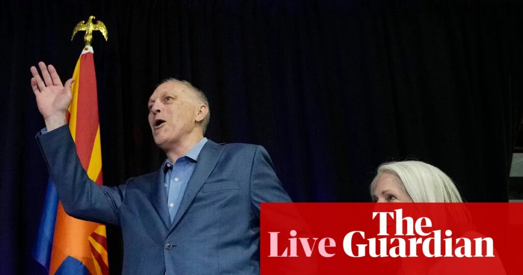 Trump ally pledges to ‘work with people’ he disagrees with after Arizona primary win – US politics live | US politics Trump ally pledges to ‘work with people’ he disagrees with after Arizona primary win – US politics live | US politics
