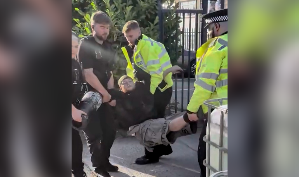 UK police arrest activists at Israeli-owned drone engine plant | Gaza News UK police arrest activists at Israeli-owned drone engine plant | Gaza News