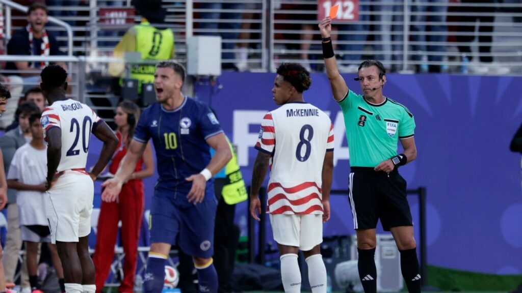 USMNT’s Folarin Balogun gets red card, will miss Belgium game