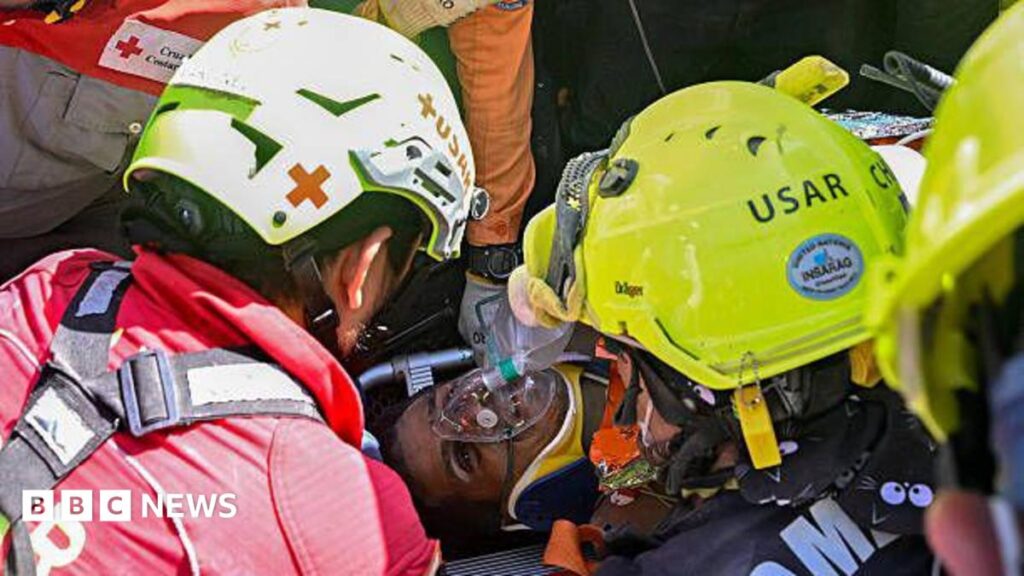 Venezuela quake survivor pulled out alive after eight days on