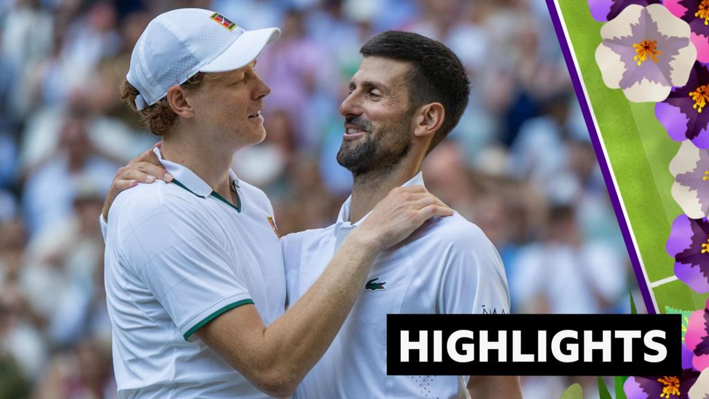 Wimbledon 2026 highlights: Jannik Sinner vs Novak Djokovic Wimbledon 2026 highlights: Jannik Sinner vs Novak Djokovic