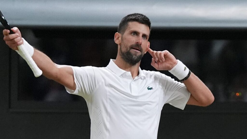 Wimbledon: Novak Djokovic ekes out epic fifth-set tiebreak win over Felix Auger-Aliassime to set up Jannik Sinner semi-final | Tennis News
