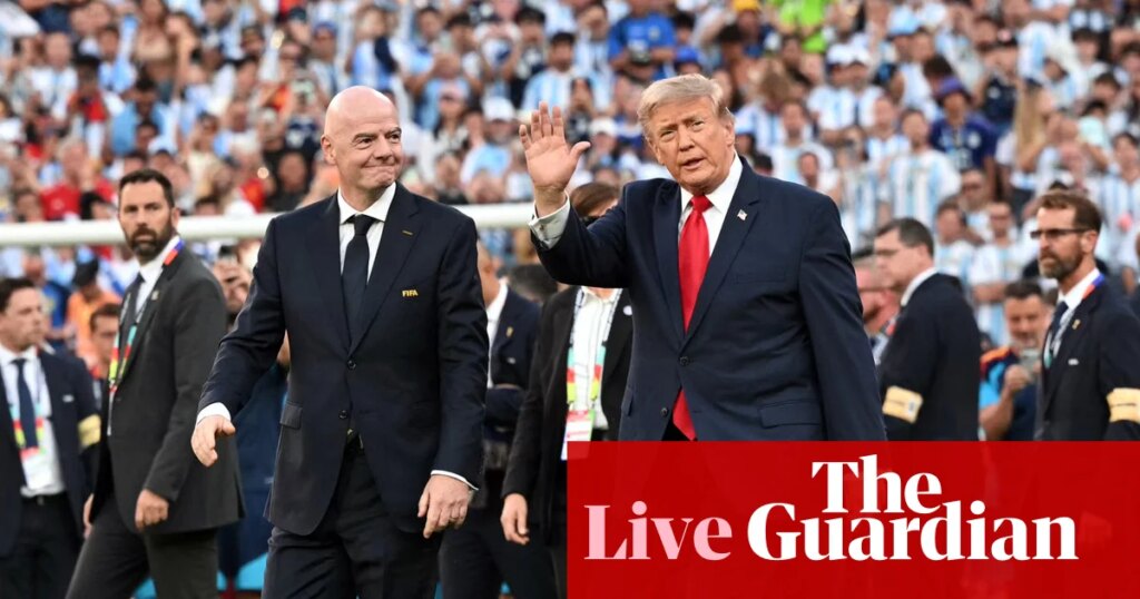 World Cup final: Trump booed, half-time show and everything but the football – as it happened | World Cup 2026 World Cup final: Trump booed, half-time show and everything but the football – as it happened | World Cup 2026